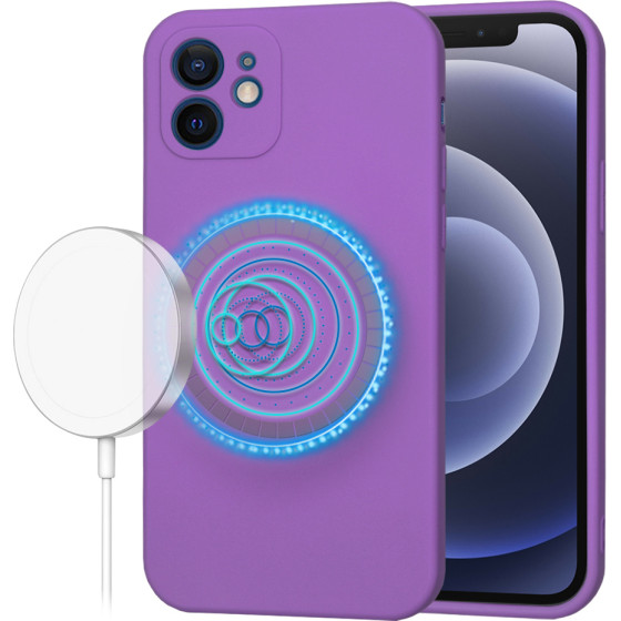 Techsuit - SoftFlex MagSafe - iPhone 12 - Purple