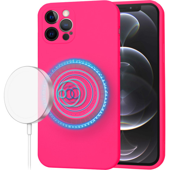 Techsuit - SoftFlex MagSafe - iPhone 12 Pro - Hot Pink