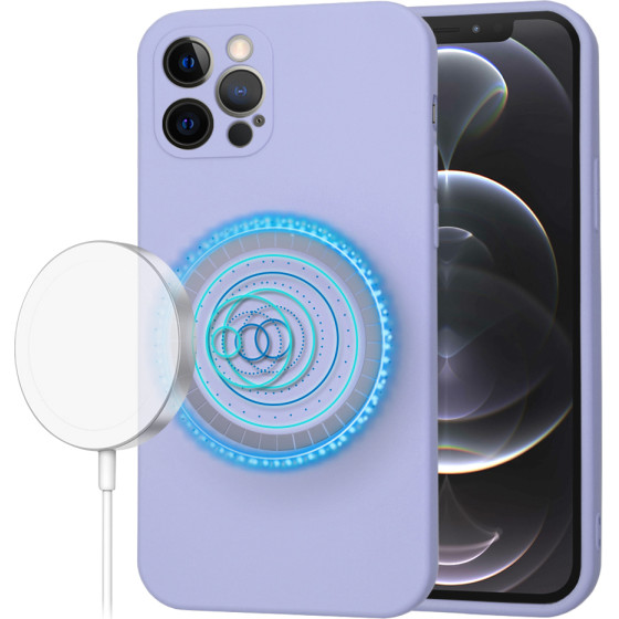 Techsuit - SoftFlex MagSafe - iPhone 12 Pro - Light Purple