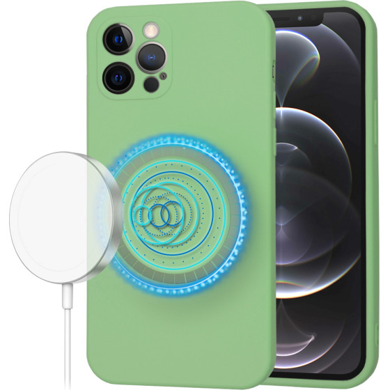 Techsuit - SoftFlex MagSafe - iPhone 12 Pro - Mint Green