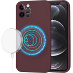 Techsuit - SoftFlex MagSafe - iPhone 12 Pro - Plum Red