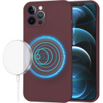 Techsuit - SoftFlex MagSafe - iPhone 12 Pro Max - Plum Red