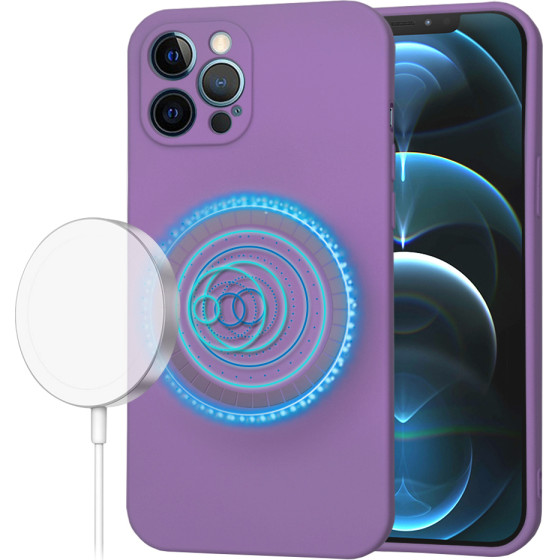 Techsuit - SoftFlex MagSafe - iPhone 12 Pro Max - Purple