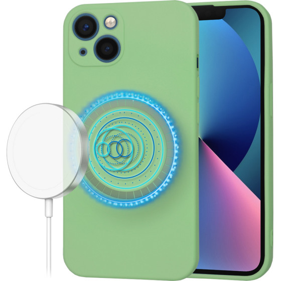 Techsuit - SoftFlex MagSafe - iPhone 13 - Mint Green