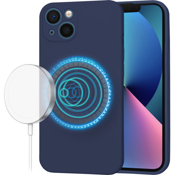 Techsuit - SoftFlex MagSafe - iPhone 13 - Navy Blue