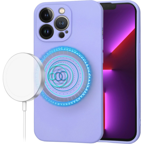 Techsuit - SoftFlex MagSafe - iPhone 13 Pro - Light Purple
