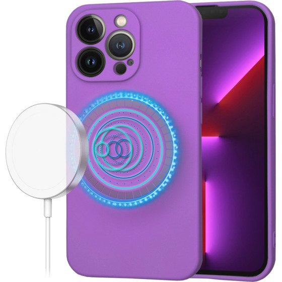 Techsuit - SoftFlex MagSafe - iPhone 13 Pro - Purple