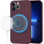 Techsuit - SoftFlex MagSafe - iPhone 13 Pro Max - Plum Red