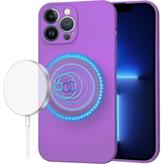 Techsuit - SoftFlex MagSafe - iPhone 13 Pro Max - Purple