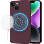 Techsuit - SoftFlex MagSafe - iPhone 14 - Plum Red