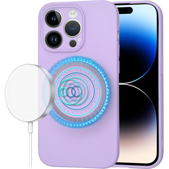 Techsuit - SoftFlex MagSafe - iPhone 14 Pro - Light Purple