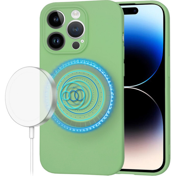 Techsuit - SoftFlex MagSafe - iPhone 14 Pro - Mint Green