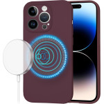 Techsuit - SoftFlex MagSafe - iPhone 14 Pro - Plum Red