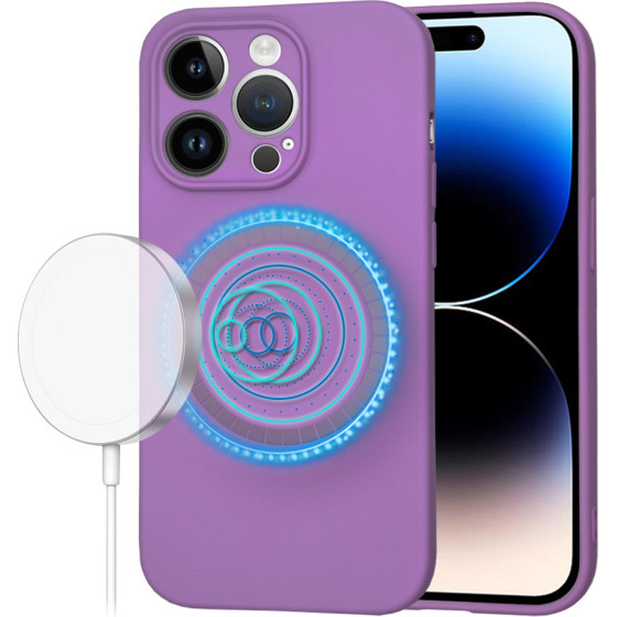 Techsuit - SoftFlex MagSafe - iPhone 14 Pro - Purple