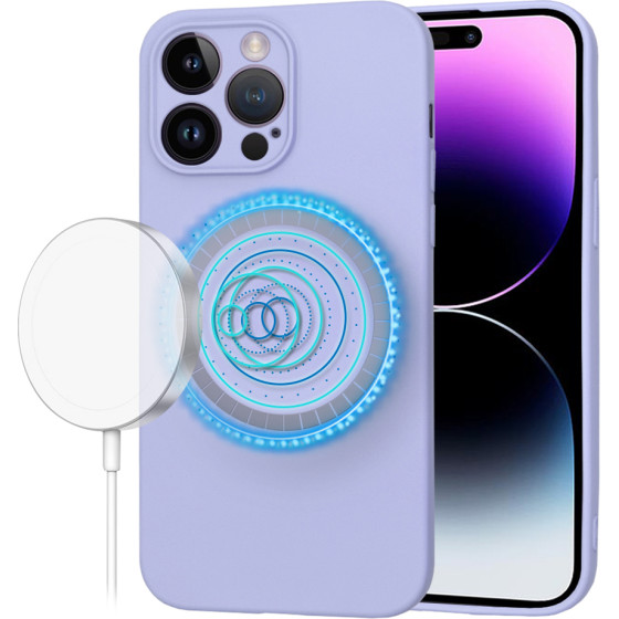 Techsuit - SoftFlex MagSafe - iPhone 14 Pro Max - Light Purple