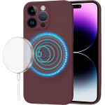 Techsuit - SoftFlex MagSafe - iPhone 14 Pro Max - Plum Red