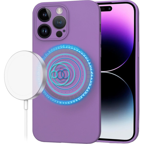 Techsuit - SoftFlex MagSafe - iPhone 14 Pro Max - Purple