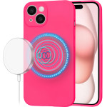 Techsuit - SoftFlex MagSafe - iPhone 15 - Hot Pink