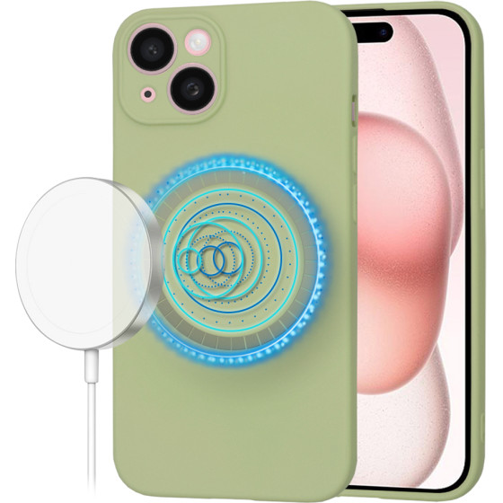 Techsuit - SoftFlex MagSafe - iPhone 15 - Matcha