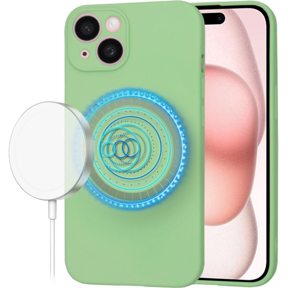 Techsuit - SoftFlex MagSafe - iPhone 15 - Mint Green