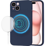 Techsuit - SoftFlex MagSafe - iPhone 15 - Navy Blue