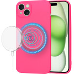 Techsuit - SoftFlex MagSafe - iPhone 15 Plus - Hot Pink