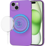 Techsuit - SoftFlex MagSafe - iPhone 15 Plus - Purple
