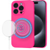 Techsuit - SoftFlex MagSafe - iPhone 15 Pro - Hot Pink