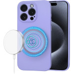 Techsuit - SoftFlex MagSafe - iPhone 15 Pro - Light Purple