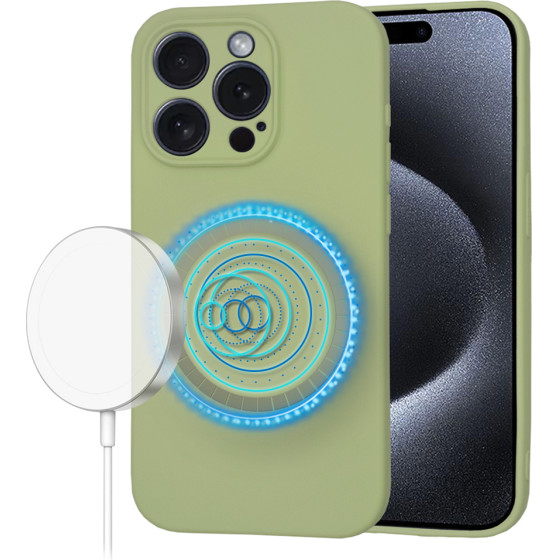 Techsuit - SoftFlex MagSafe - iPhone 15 Pro - Matcha