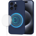Techsuit - SoftFlex MagSafe - iPhone 15 Pro - Navy Blue