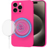 Techsuit - SoftFlex MagSafe - iPhone 15 Pro Max - Hot Pink