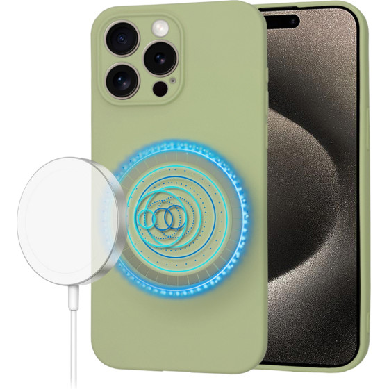 Techsuit - SoftFlex MagSafe - iPhone 15 Pro Max - Matcha