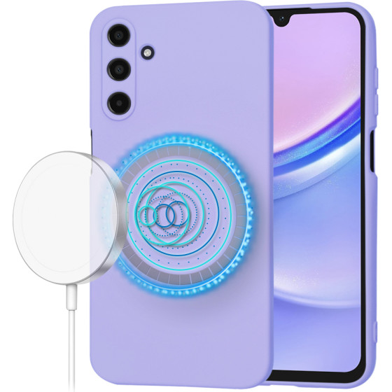 Techsuit - SoftFlex MagSafe - Samsung Galaxy A15 4G / A15 5G - Light Purple