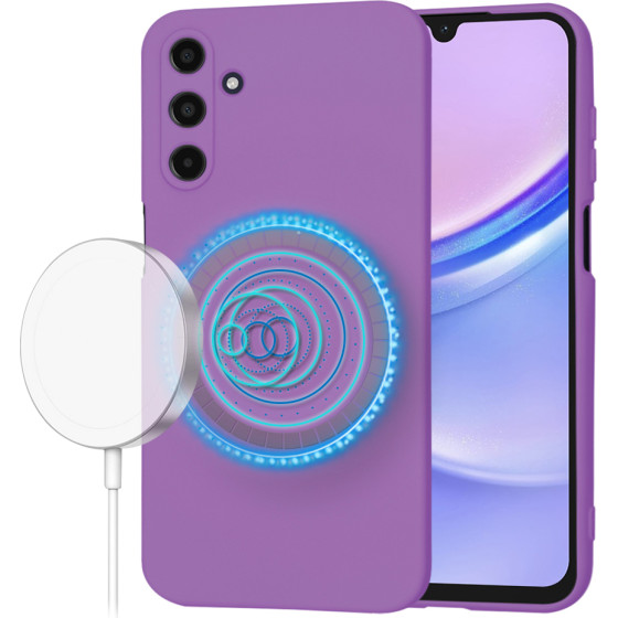 Techsuit - SoftFlex MagSafe - Samsung Galaxy A15 4G / A15 5G - Purple