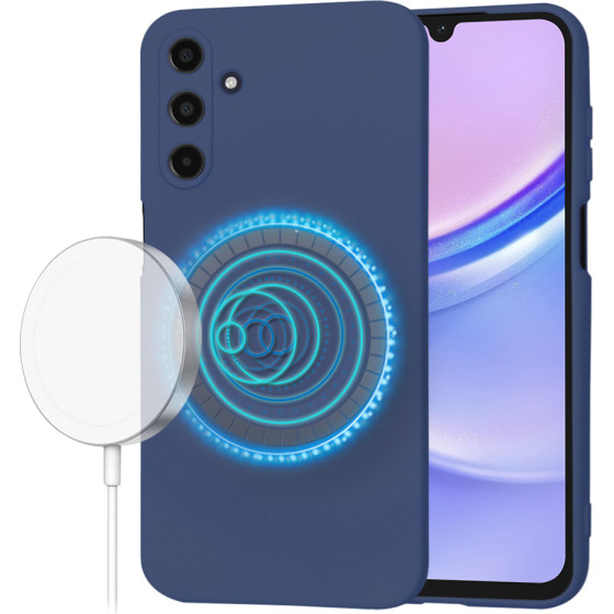 Techsuit - SoftFlex MagSafe - Samsung Galaxy A15 4G / A15 5G - Navy Blue