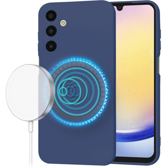 Techsuit - SoftFlex MagSafe - Samsung Galaxy A25 5G - Navy Blue