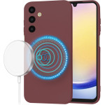 Techsuit - SoftFlex MagSafe - Samsung Galaxy A25 5G - Plum Red