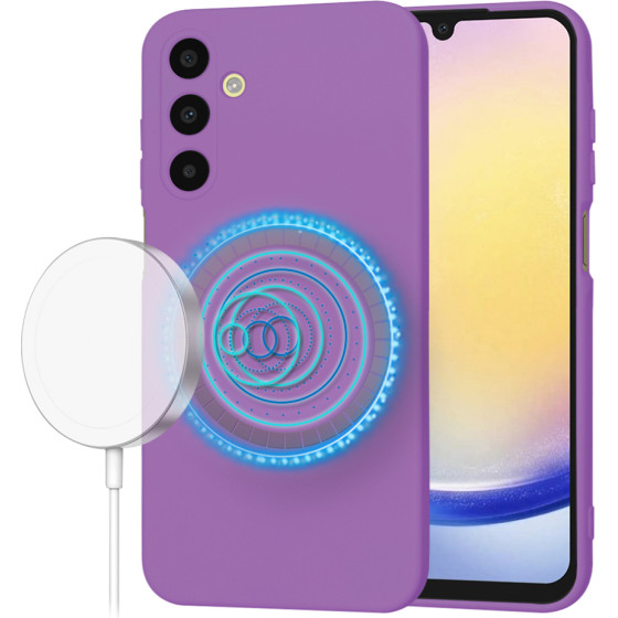 Techsuit - SoftFlex MagSafe - Samsung Galaxy A25 5G - Purple