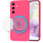 Techsuit - SoftFlex MagSafe - Samsung Galaxy A35 5G - Hot Pink