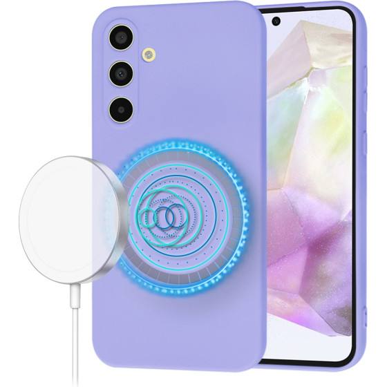 Techsuit - SoftFlex MagSafe - Samsung Galaxy A35 5G - Light Purple