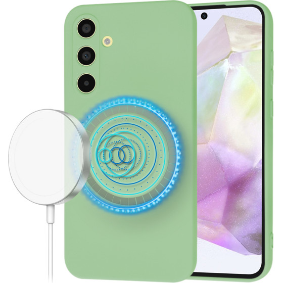 Techsuit - SoftFlex MagSafe - Samsung Galaxy A35 5G - Mint Green