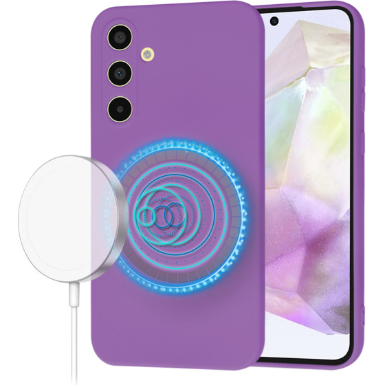 Techsuit - SoftFlex MagSafe - Samsung Galaxy A35 5G - Purple