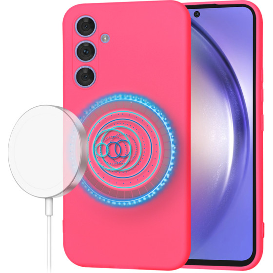 Techsuit - SoftFlex MagSafe - Samsung Galaxy A54 - Hot Pink