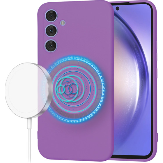 Techsuit - SoftFlex MagSafe - Samsung Galaxy A54 - Purple