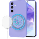 Techsuit - SoftFlex MagSafe - Samsung Galaxy A55 5G - Light Purple