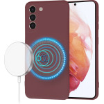Techsuit - SoftFlex MagSafe - Samsung Galaxy S21 5G - Plum Red