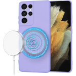Techsuit - SoftFlex MagSafe - Samsung Galaxy S21 Ultra 5G - Light Purple
