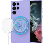 Techsuit - SoftFlex MagSafe - Samsung Galaxy S22 Ultra 5G - Light Purple