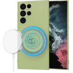 Techsuit - SoftFlex MagSafe - Samsung Galaxy S22 Ultra 5G - Matcha